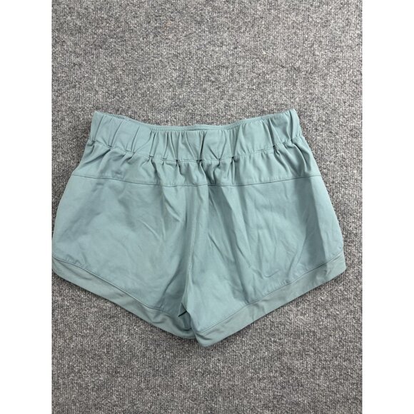 Wondery Shorts Womens Small Green Drawstring Elastic Waist Pockets Athletic Gym - Picture 7 of 7